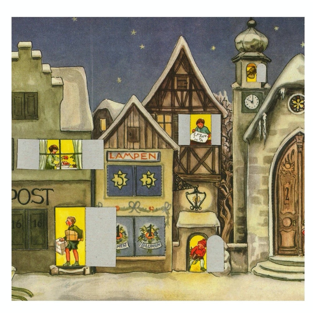 Adventskalender Stad 1946