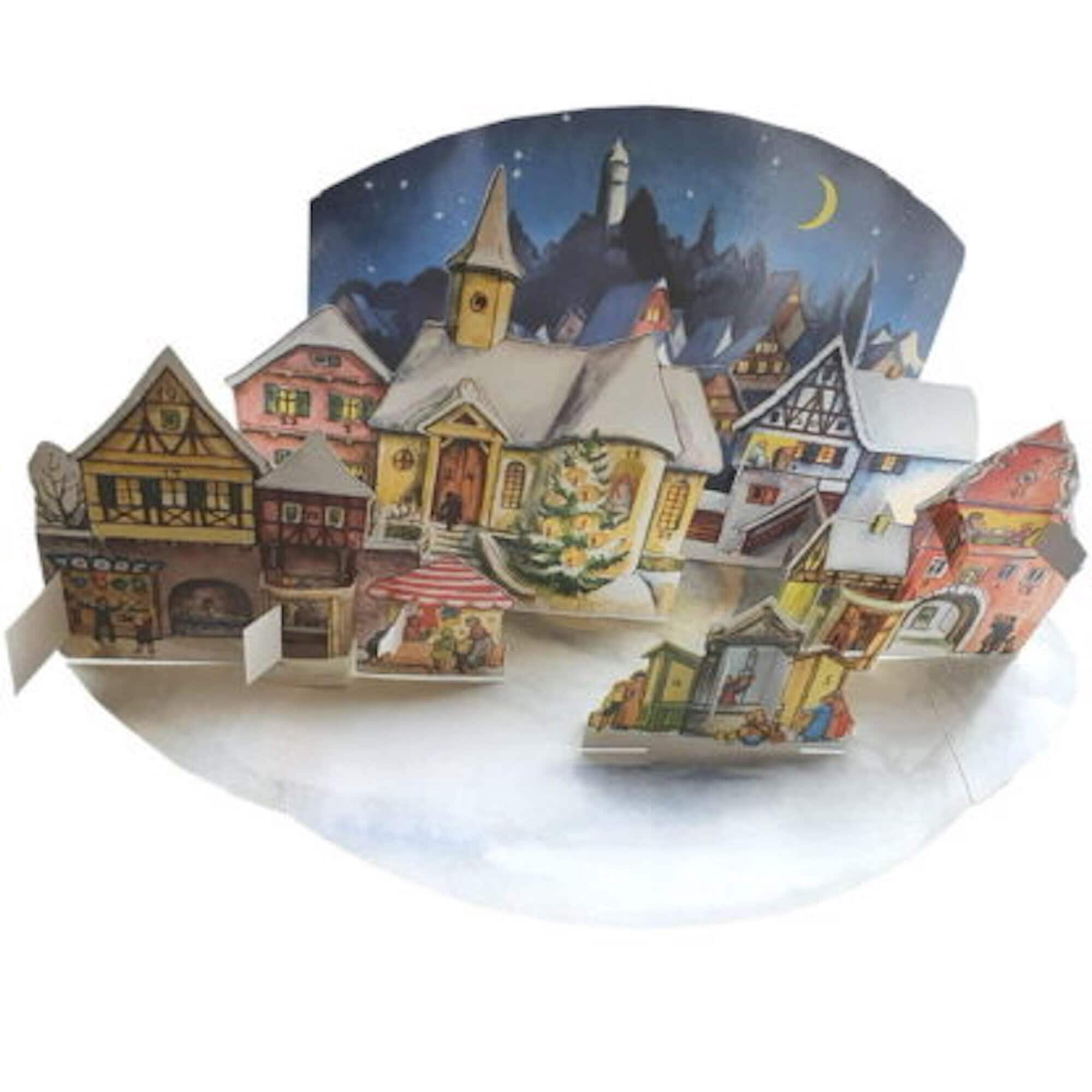 Adventskalender 3D Stad 1955
