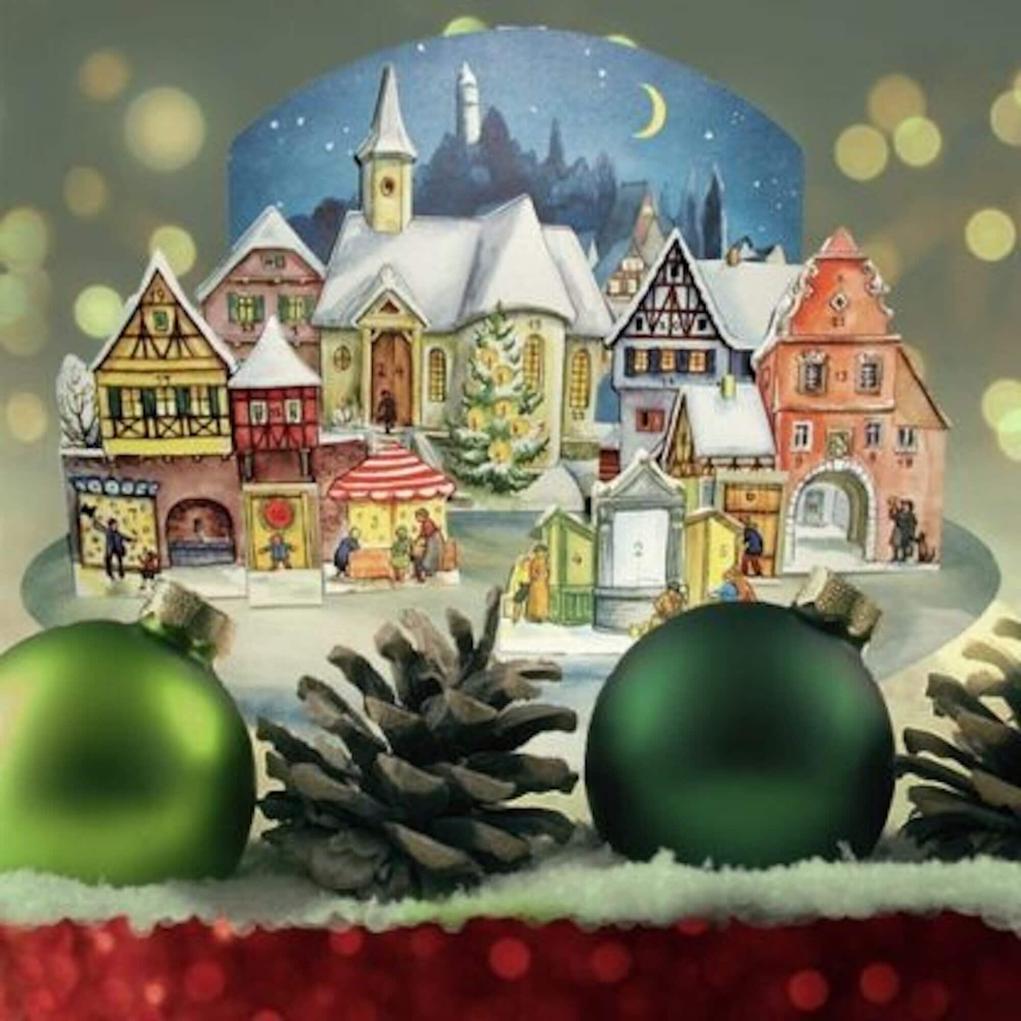 Adventskalender 3D Stad 1955