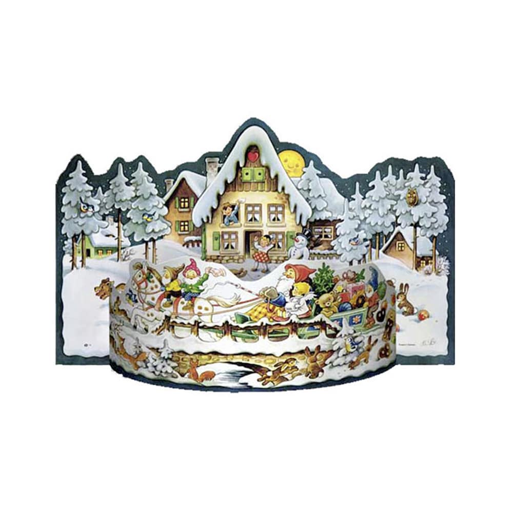 Adventskalender Släde