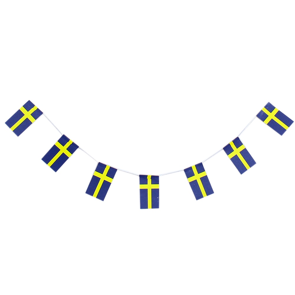 Girland Flaggor Sverige