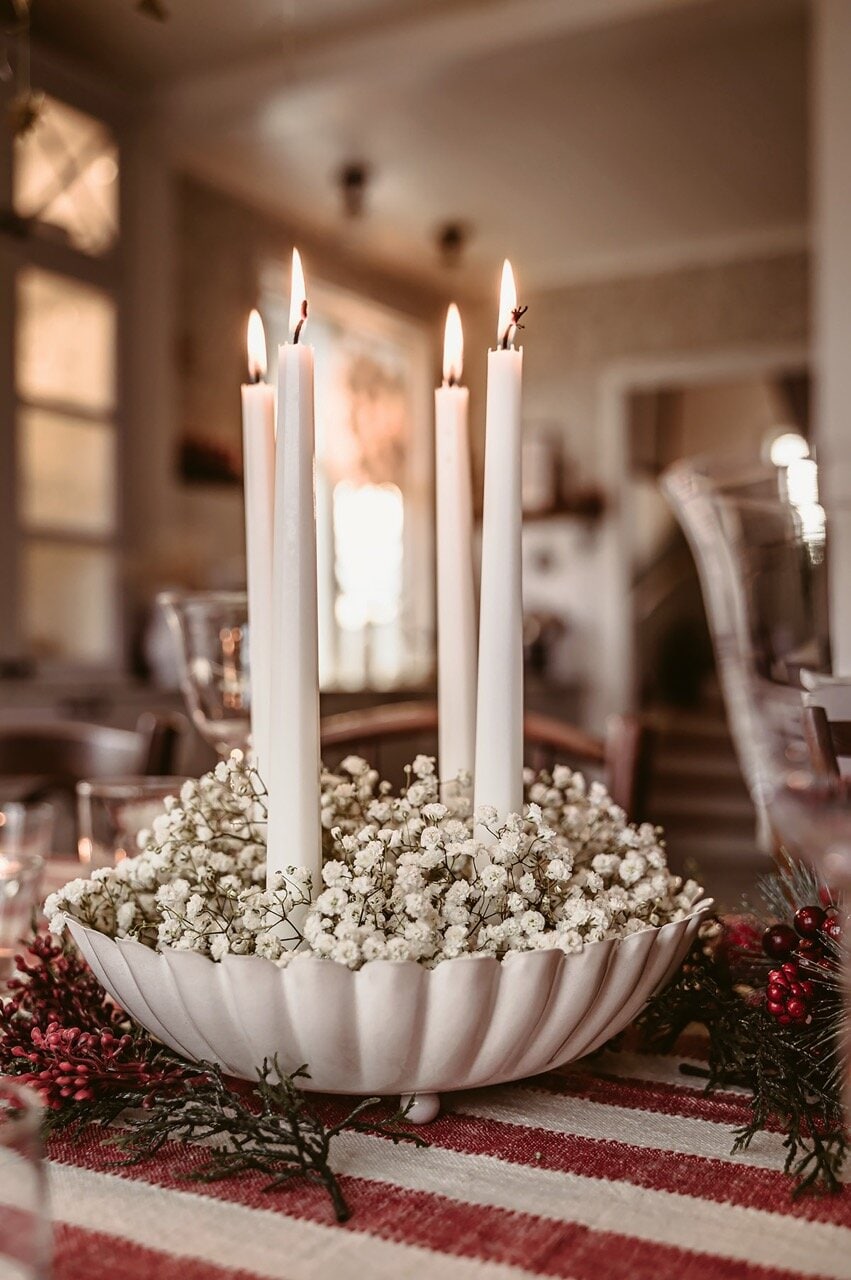 Skål Ingrid Antik Vit XL