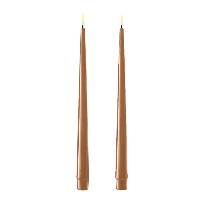 Antikljus LED Karamell 2-pack