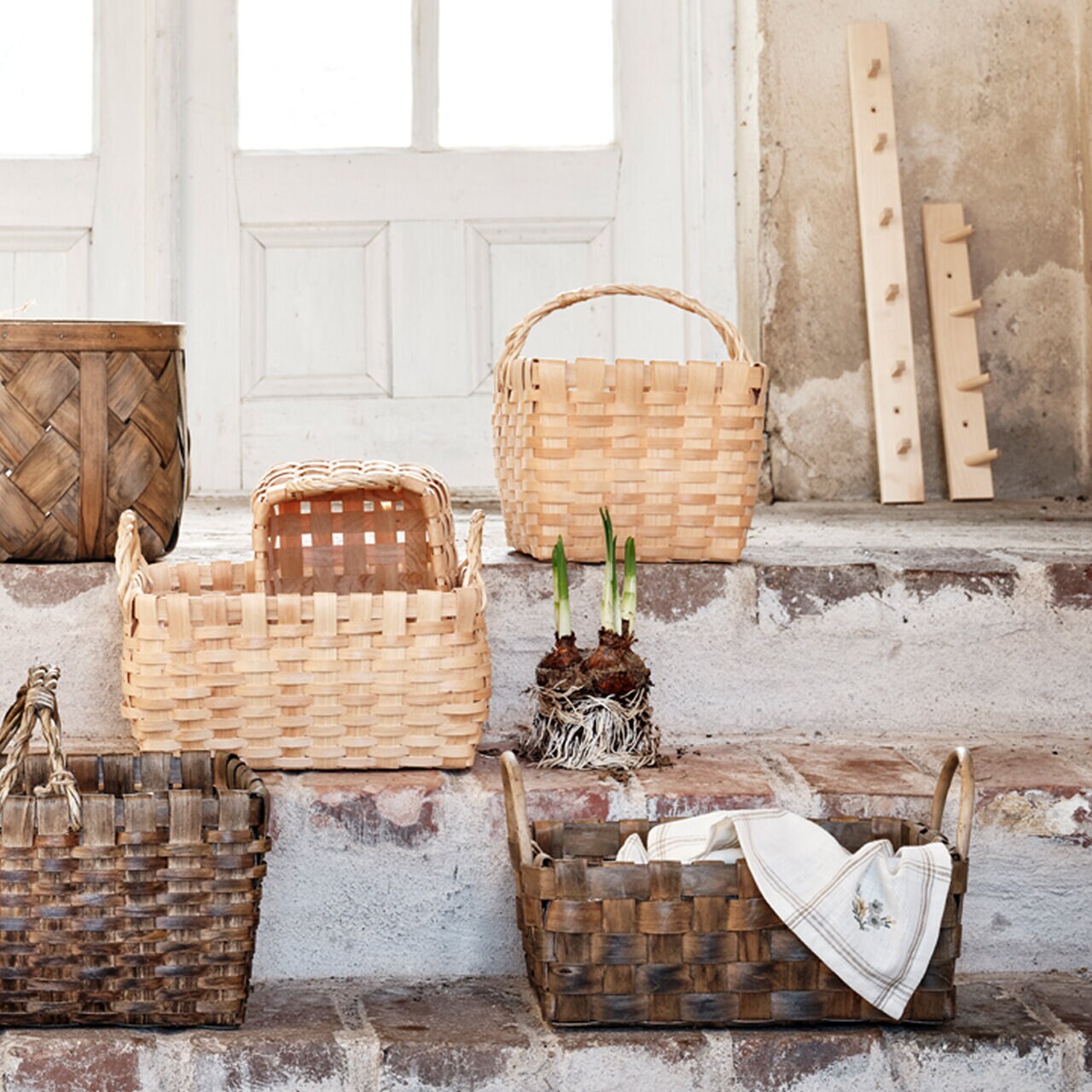 Servett Alma Vit/Beige