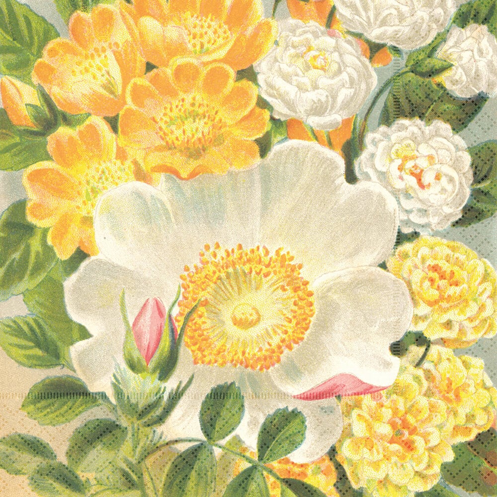 Pappersservett Vilda Rosor