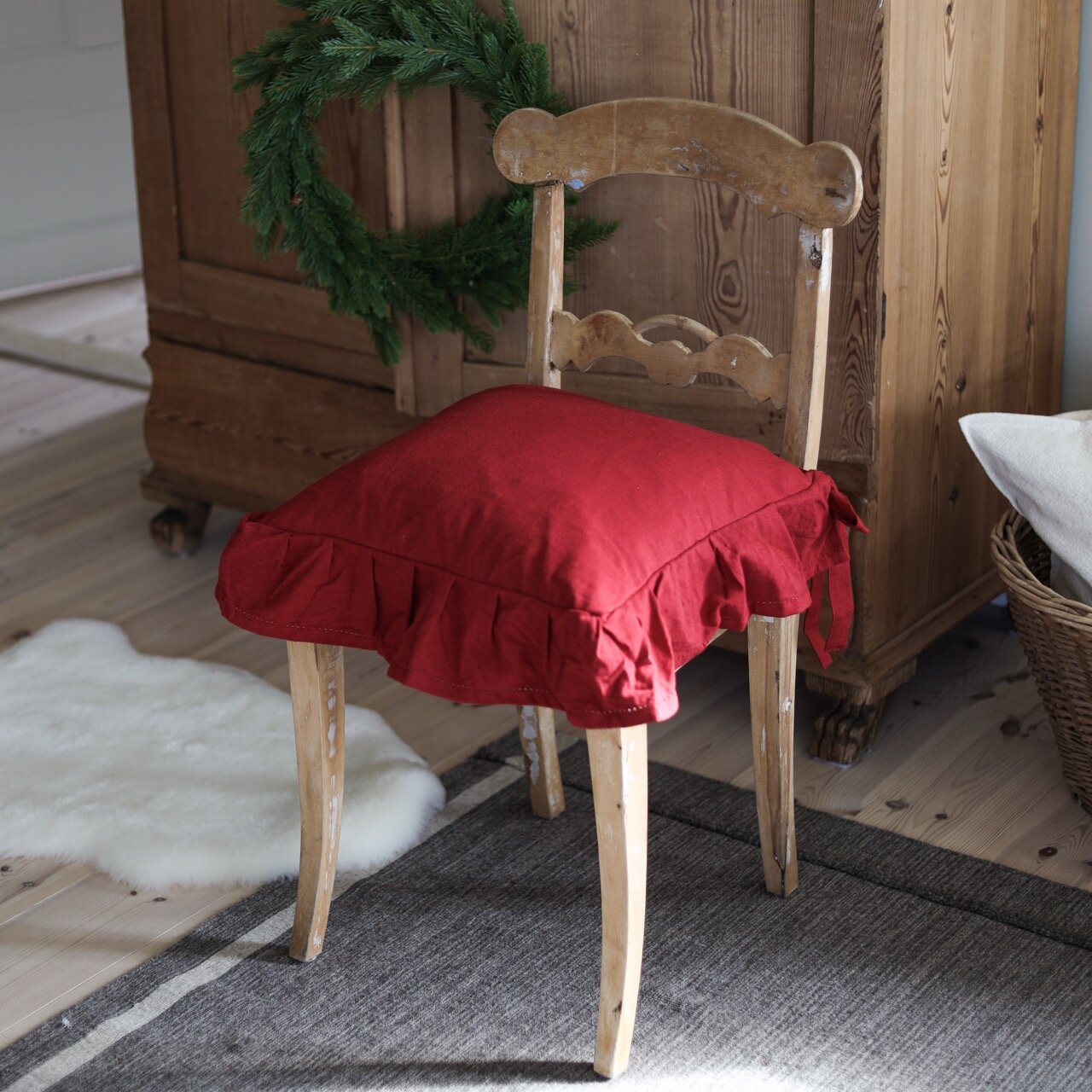 Stolsfodral Sanna Röd