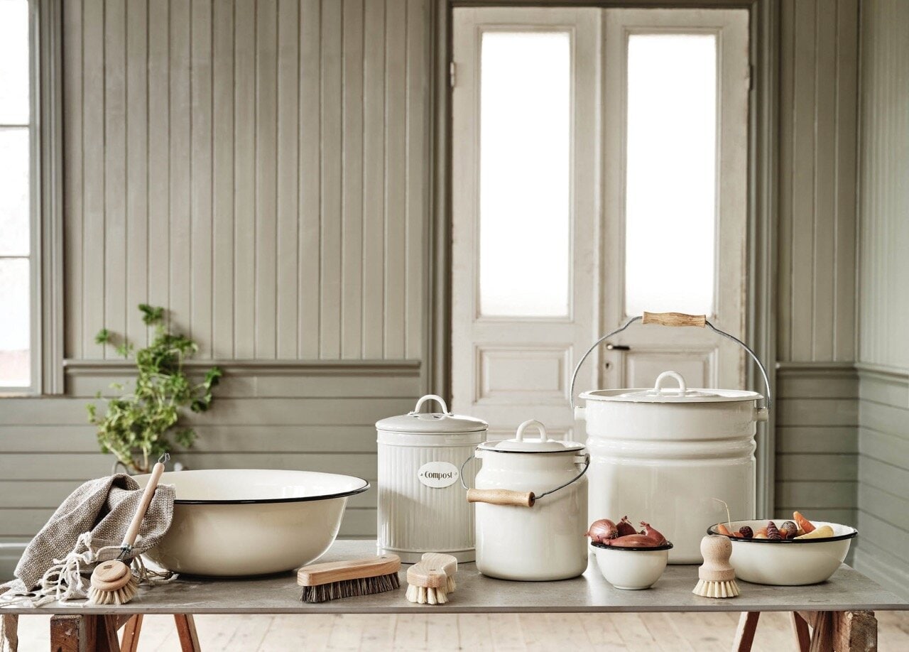 Plåtburk Hugo Compost Beige