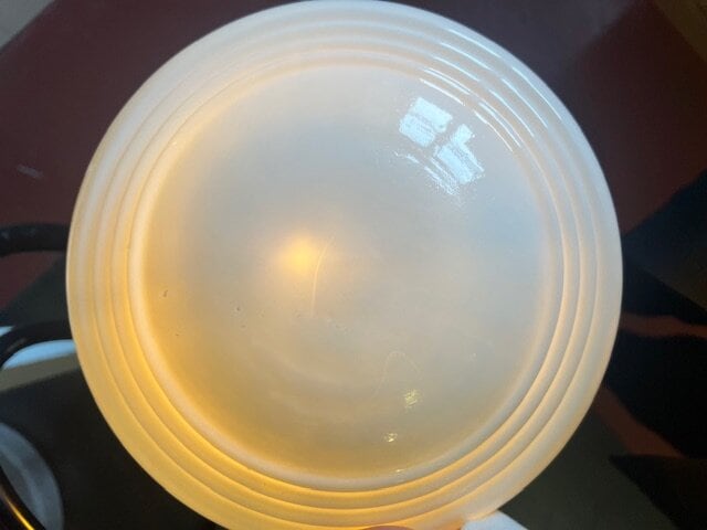 Badrumslampa Tak Hulda Nickel/Opal Vit