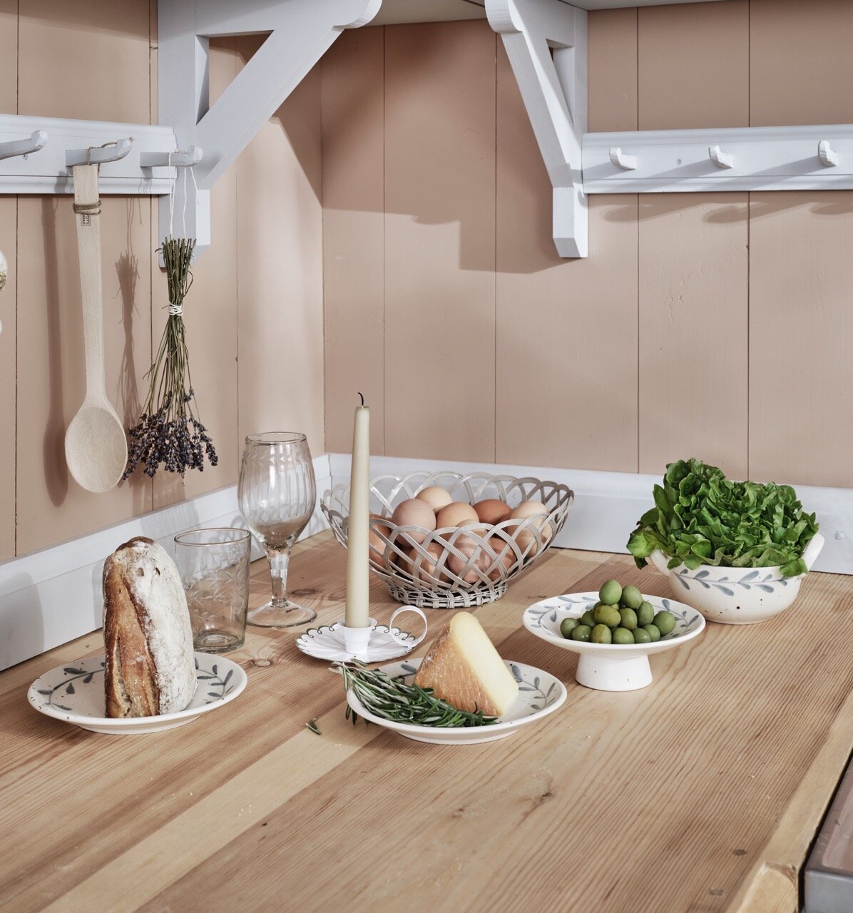 Trådkorg Hildur Beige