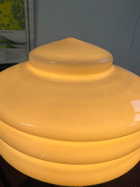 Badrumslampa Tak Valter Mässing/Opal Beige