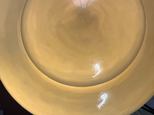 Badrumslampa Tak Valter Mässing/Opal Beige